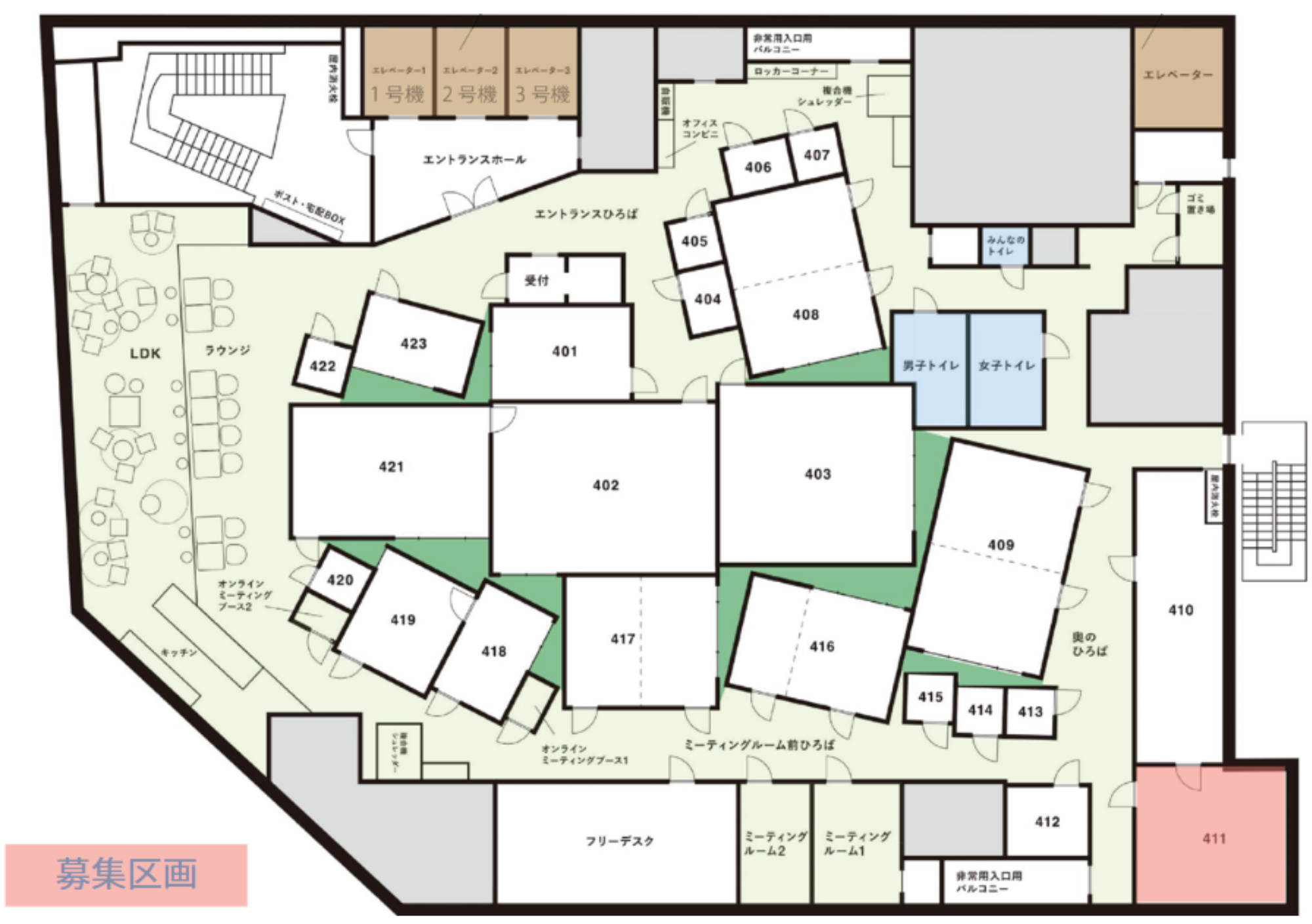 4階フロアマップ